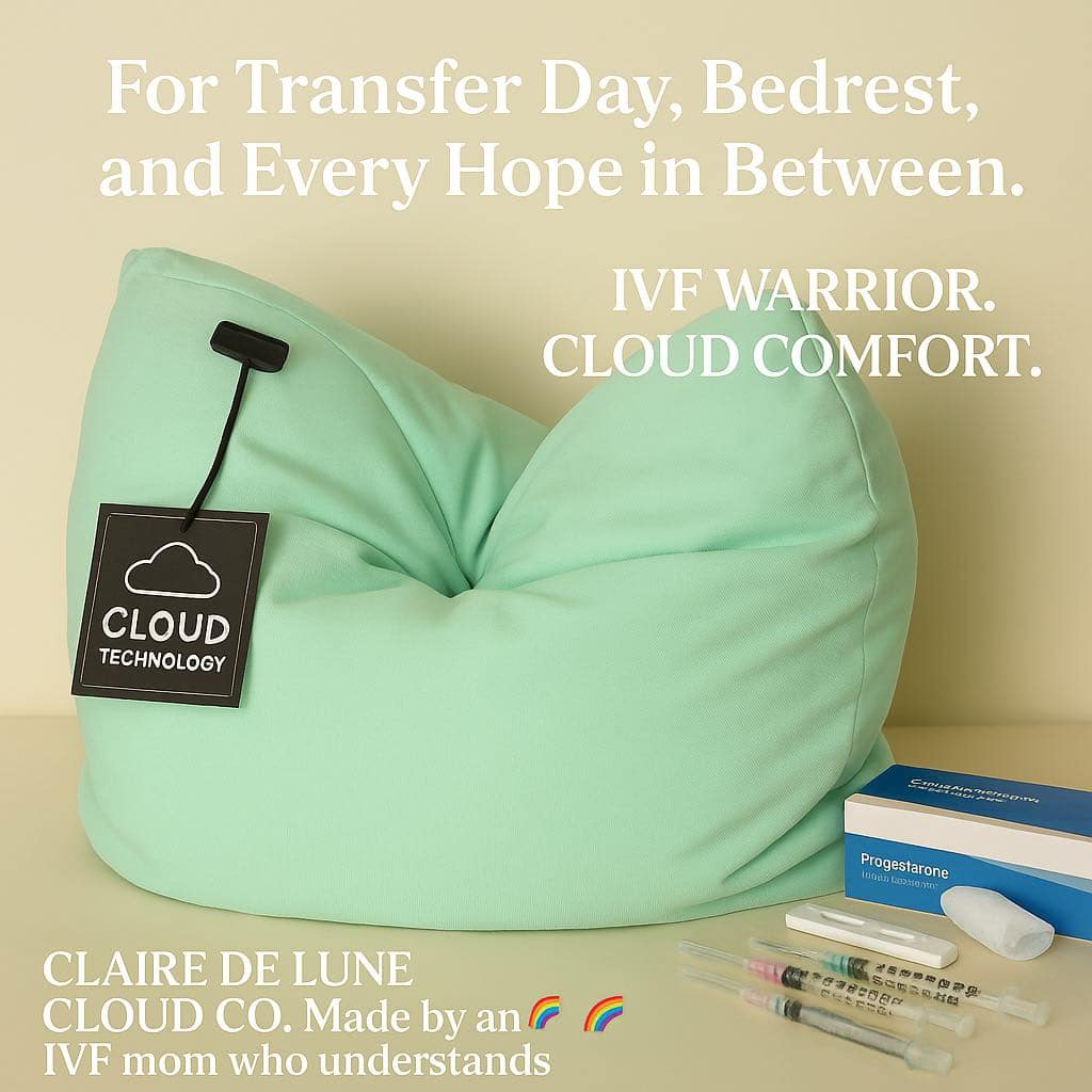 Soft and squishy bamboo Cloud Technology Pillows for anxiety, gifting, IVF recovery, and travel.